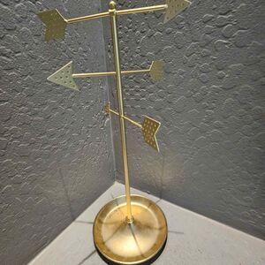 Gold Arrow Jewelry Stand 16" Earring Stand Umbra 3 Tier